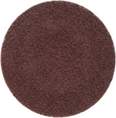 Merit Abrasives - 1" Disc Diam, 120 Grit, Aluminum Oxide Quick Change Disc - Type S Attaching System, Coated, Brown, 40,000 RPM, ALO Series - Exact Tooling