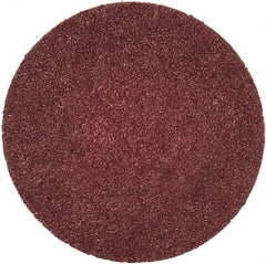 Merit Abrasives - 2" Disc Diam, 60 Grit, Aluminum Oxide Quick Change Disc - Type R Attaching System, Coated, Brown, 30,000 RPM, ALO Series - Exact Tooling