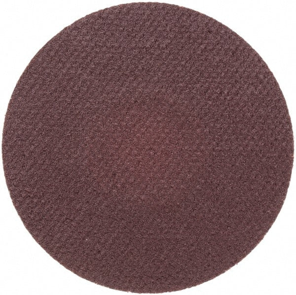 Merit Abrasives - 1-1/2" Disc Diam, 320 Grit, Aluminum Oxide Quick Change Disc - Type R Attaching System, Coated, Brown, 30,000 RPM, ALO Series - Exact Tooling