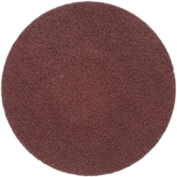 Merit Abrasives - 1-1/2" Disc Diam, 150 Grit, Aluminum Oxide Quick Change Disc - Type R Attaching System, Coated, Brown, 30,000 RPM, ALO Series - Exact Tooling