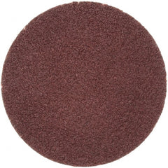 Merit Abrasives - 1" Disc Diam, 120 Grit, Aluminum Oxide Quick Change Disc - Type R Attaching System, Coated, Brown, 40,000 RPM, ALO Series - Exact Tooling