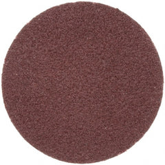 Merit Abrasives - 1" Disc Diam, 100 Grit, Aluminum Oxide Quick Change Disc - Type R Attaching System, Coated, Brown, 40,000 RPM, ALO Series - Exact Tooling