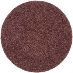Merit Abrasives - 1" Disc Diam, 80 Grit, Aluminum Oxide Quick Change Disc - Type R Attaching System, Coated, Brown, 40,000 RPM, ALO Series - Exact Tooling