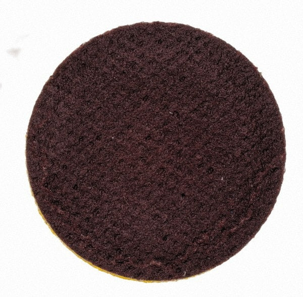 Merit Abrasives - 3/4" Disc Diam, 320 Grit, Aluminum Oxide Quick Change Disc - Type R Attaching System, Coated, Brown, 40,000 RPM, ALO Series - Exact Tooling