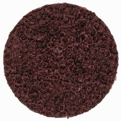 Merit Abrasives - 3/4" Disc Diam, 50 Grit, Aluminum Oxide Quick Change Disc - Type S Attaching System, Coated, Brown, 40,000 RPM, ALO Series - Exact Tooling