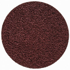 Merit Abrasives - 1-1/2" Disc Diam, 60 Grit, Aluminum Oxide Quick Change Disc - Type R Attaching System, Coated, Brown, 30,000 RPM, ALO Series - Exact Tooling