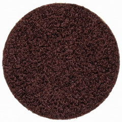 Merit Abrasives - 3/4" Disc Diam, 80 Grit, Aluminum Oxide Quick Change Disc - Type R Attaching System, Coated, Brown, 40,000 RPM, ALO Series - Exact Tooling