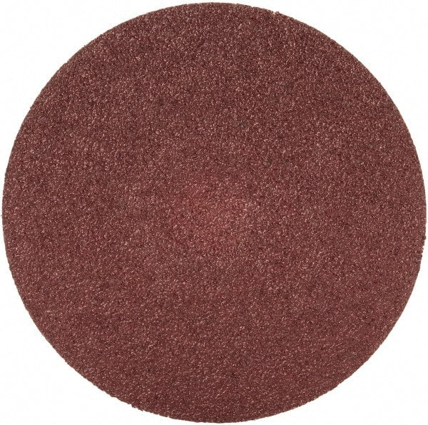 Merit Abrasives - 3" Disc Diam, 80 Grit, Aluminum Oxide Quick Change Disc - Type S Attaching System, Coated, Brown, 20,000 RPM, ALO Series - Exact Tooling