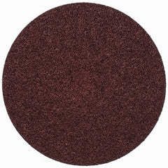 Merit Abrasives - 3" Disc Diam, 50 Grit, Aluminum Oxide Quick Change Disc - Type S Attaching System, Coated, Brown, 20,000 RPM, ALO Series - Exact Tooling