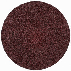 Merit Abrasives - 3" Disc Diam, 36 Grit, Aluminum Oxide Quick Change Disc - Type S Attaching System, Coated, Brown, 20,000 RPM, ALO Series - Exact Tooling