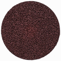 Merit Abrasives - 3" Disc Diam, 24 Grit, Aluminum Oxide Quick Change Disc - Type S Attaching System, Coated, Brown, 20,000 RPM, ALO Series - Exact Tooling