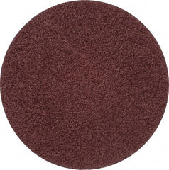 Merit Abrasives - 3" Disc Diam, 40 Grit, Aluminum Oxide Quick Change Disc - Type P Attaching System, Coated, Brown, 20,000 RPM, ALO Series - Exact Tooling