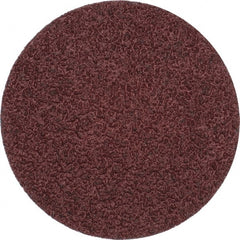 Merit Abrasives - 3" Disc Diam, 36 Grit, Aluminum Oxide Quick Change Disc - Type P Attaching System, Coated, Brown, 20,000 RPM, ALO Series - Exact Tooling