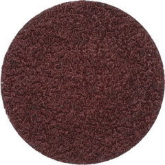 Merit Abrasives - 2" Disc Diam, 36 Grit, Aluminum Oxide Quick Change Disc - Type P Attaching System, Coated, Brown, 30,000 RPM, ALO Series - Exact Tooling