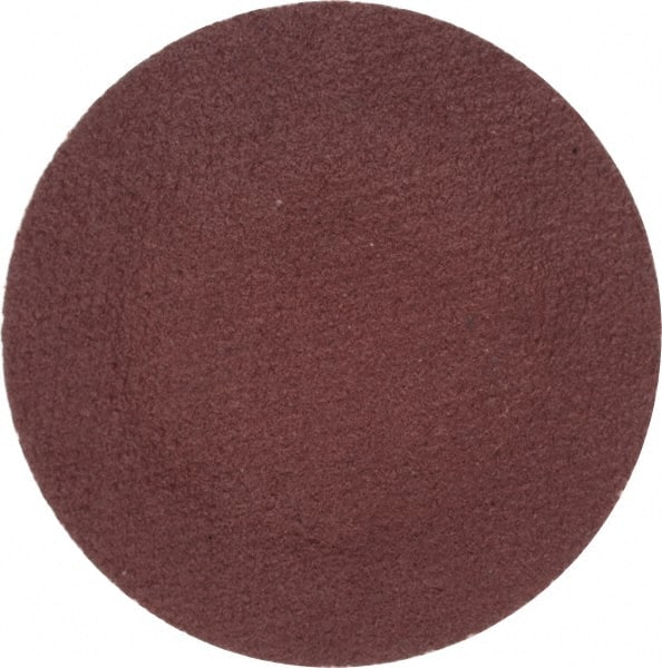Merit Abrasives - 1-1/2" Disc Diam, 240 Grit, Aluminum Oxide Quick Change Disc - Type P Attaching System, Coated, Brown, 30,000 RPM, ALO Series - Exact Tooling