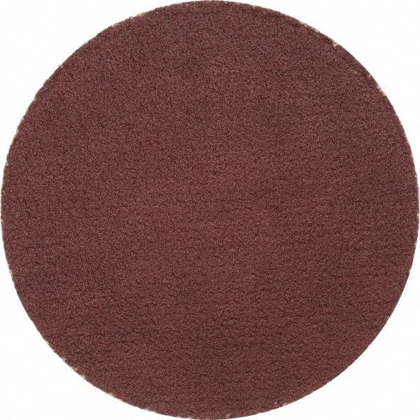 Merit Abrasives - 1-1/2" Disc Diam, 180 Grit, Aluminum Oxide Quick Change Disc - Type P Attaching System, Coated, Brown, 30,000 RPM, ALO Series - Exact Tooling