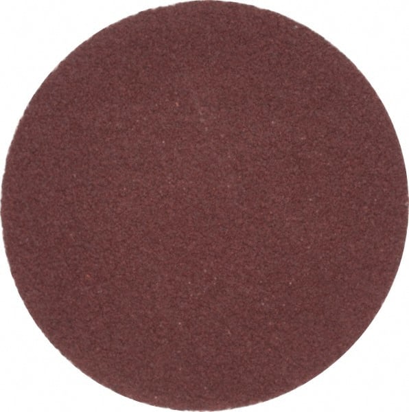 Merit Abrasives - 1-1/2" Disc Diam, 120 Grit, Aluminum Oxide Quick Change Disc - Type P Attaching System, Coated, Brown, 30,000 RPM, ALO Series - Exact Tooling