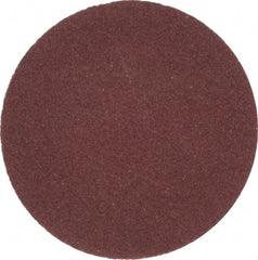 Merit Abrasives - 1-1/2" Disc Diam, 120 Grit, Aluminum Oxide Quick Change Disc - Type P Attaching System, Coated, Brown, 30,000 RPM, ALO Series - Exact Tooling