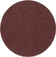 Merit Abrasives - 1-1/2" Disc Diam, 100 Grit, Aluminum Oxide Quick Change Disc - Type P Attaching System, Coated, Brown, 30,000 RPM, ALO Series - Exact Tooling