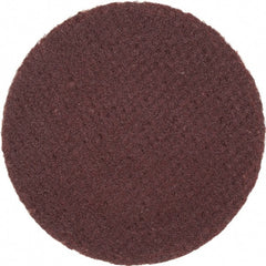 Merit Abrasives - 1" Disc Diam, 320 Grit, Aluminum Oxide Quick Change Disc - Type P Attaching System, Coated, Brown, 40,000 RPM, ALO Series - Exact Tooling
