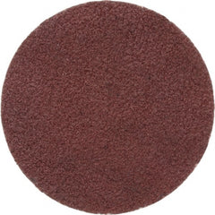 Merit Abrasives - 1" Disc Diam, 120 Grit, Aluminum Oxide Quick Change Disc - Type P Attaching System, Coated, Brown, 40,000 RPM, ALO Series - Exact Tooling