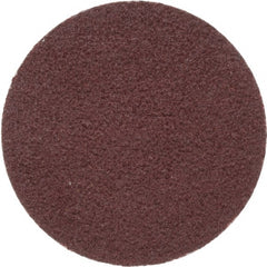Merit Abrasives - 1" Disc Diam, 100 Grit, Aluminum Oxide Quick Change Disc - Type P Attaching System, Coated, Brown, 40,000 RPM, ALO Series - Exact Tooling
