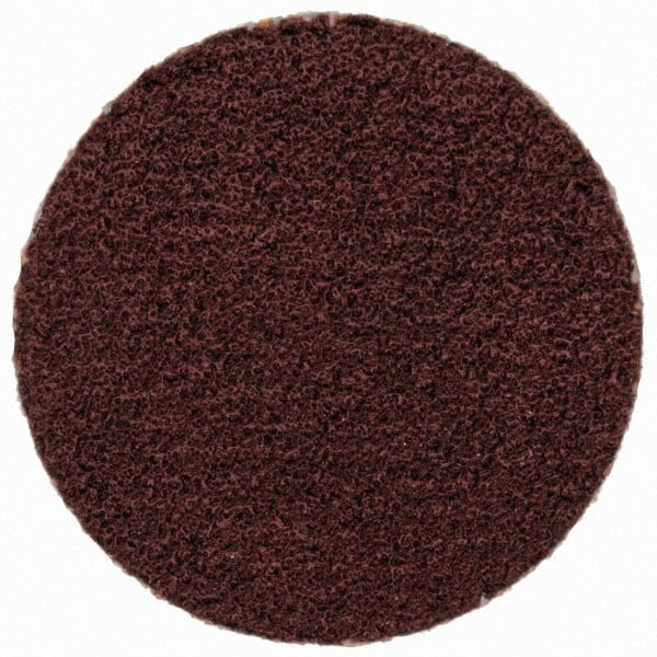 Merit Abrasives - 3/4" Disc Diam, 180 Grit, Aluminum Oxide Quick Change Disc - Type P Attaching System, Coated, Brown, 40,000 RPM, ALO Series - Exact Tooling