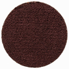 Merit Abrasives - 3/4" Disc Diam, 180 Grit, Aluminum Oxide Quick Change Disc - Type P Attaching System, Coated, Brown, 40,000 RPM, ALO Series - Exact Tooling