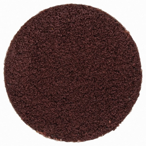 Merit Abrasives - 3/4" Disc Diam, 150 Grit, Aluminum Oxide Quick Change Disc - Type P Attaching System, Coated, Brown, 40,000 RPM, ALO Series - Exact Tooling