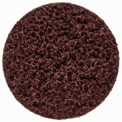 Merit Abrasives - 3/4" Disc Diam, 40 Grit, Aluminum Oxide Quick Change Disc - Type P Attaching System, Coated, Brown, 40,000 RPM, ALO Series - Exact Tooling