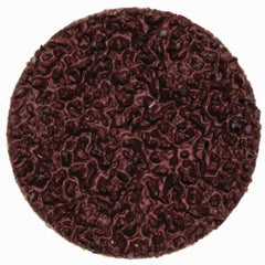 Merit Abrasives - 3/4" Disc Diam, 36 Grit, Aluminum Oxide Quick Change Disc - Type P Attaching System, Coated, Brown, 40,000 RPM, ALO Series - Exact Tooling