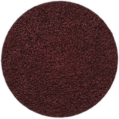 Merit Abrasives - 3" Disc Diam, 36 Grit, Aluminum Oxide Quick Change Disc - Type R Attaching System, Coated, Brown, 20,000 RPM, ALO Series - Exact Tooling