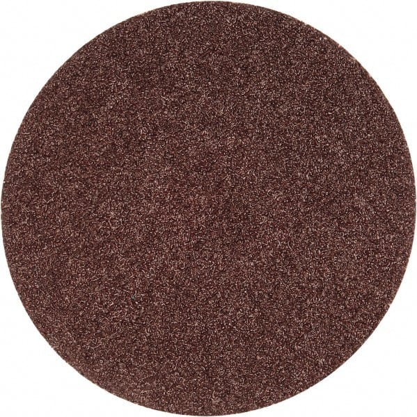 Merit Abrasives - 2" Disc Diam, 80 Grit, Aluminum Oxide Quick Change Disc - Type S Attaching System, Coated, Brown, 30,000 RPM, ALO Series - Exact Tooling