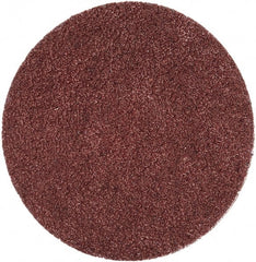 Merit Abrasives - 2" Disc Diam, 60 Grit, Aluminum Oxide Quick Change Disc - Type S Attaching System, Coated, Brown, 30,000 RPM, ALO Series - Exact Tooling