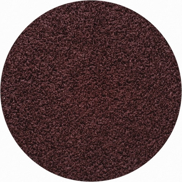 Merit Abrasives - 2" Disc Diam, 50 Grit, Aluminum Oxide Quick Change Disc - Type S Attaching System, Coated, Brown, 30,000 RPM, ALO Series - Exact Tooling