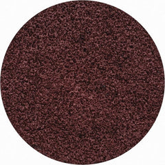 Merit Abrasives - 1-1/2" Disc Diam, 60 Grit, Aluminum Oxide Quick Change Disc - Type S Attaching System, Coated, Brown, 30,000 RPM, ALO Series - Exact Tooling