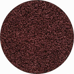 Merit Abrasives - 1-1/2" Disc Diam, 40 Grit, Aluminum Oxide Quick Change Disc - Type S Attaching System, Coated, Brown, 30,000 RPM, ALO Series - Exact Tooling