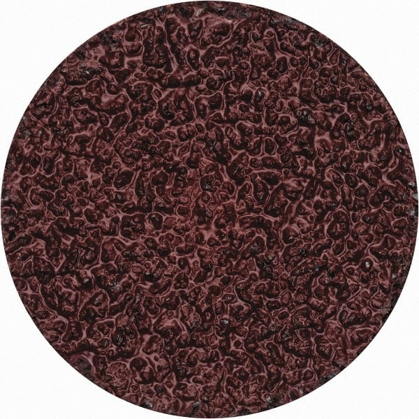 Merit Abrasives - 1-1/2" Disc Diam, 36 Grit, Aluminum Oxide Quick Change Disc - Type S Attaching System, Coated, Brown, 30,000 RPM, ALO Series - Exact Tooling
