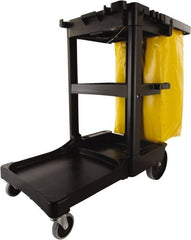 Rubbermaid - Plastic Janitor Cart - 21-3/4" Width - Exact Tooling