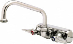 T&S Brass - Standard, 2 Way Design, Wall Mount, Workboard Wall Mount Faucet - 6 Inch Spout, Lever Handle - Exact Tooling