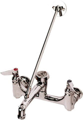 T&S Brass - Standard with Hose Thread, 2 Way Design, Wall Mount, Laundry Faucet - Lever Handle - Exact Tooling