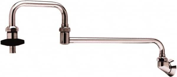 T&S Brass - Faucet Mount, Single Hole Kitchen Faucet - Pot and Kettle Filling Faucet, Insulated Handle, Low Arc Spout, No Drain - Exact Tooling
