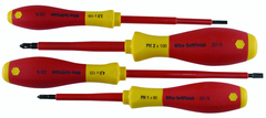 Insulated Slotted Screwdriver 3.5 & 4.5mm & Phillips # 1 & # 2. 4 Piece Set - Exact Tooling