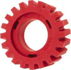 Dynabrade - 4" Diam Angle & Disc Grinder Eraser Wheel - For Use with Dynazip Eraser Tools - Exact Tooling