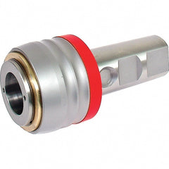 Techniks - 1" Straight Shank Diam Rigid Tapping Adapter - #0 to 3/8" Tap Capacity, 1.3" Projection - Exact Tooling