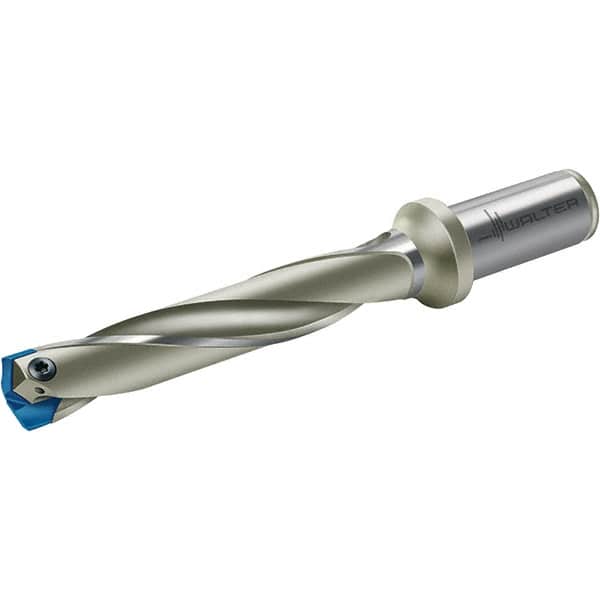 Walter - 12mm Diam, 5xD, 62mm Max Depth, 20mm Shank Diam, 142mm OAL, Replaceable Tip Drill - P6001-D12..R, P6002-D12..R, P6003-D12..R, P6004-D12..R Insert, B 4015 Toolholder, Series Xtra-tec - Exact Tooling