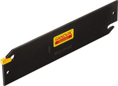 Sandvik Coromant - 2-1/2" Max Depth of Cut, Neutral Cut, Indexable Grooving Blade - 4.68mm Insert Width, 50 Seat Size, 151.2..-8 Insert Style, Series T-Max Q-Cut - Exact Tooling