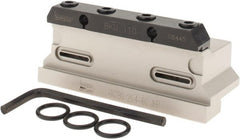 Iscar - Tool Block Style TGTBU, 1.26" Blade Height, 4.331" OAL, 1.65"& OAH, Indexable Cutoff Blade Tool Block - 1" Shank Height, 1.028" Shank Width, Through Coolant, Series Tang-GripIQ - Exact Tooling