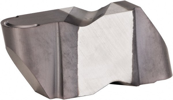 Kennametal - 4062NR K Grade KCU10, 3.18mm Cutting Width Carbide Grooving Insert - 3.81mm Max Depth of Cut, Left Hand, 1.59mm Corner Radius, AlTiN Finish - Exact Tooling