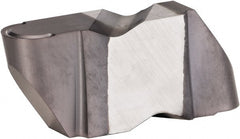 Kennametal - 4062NR K Grade KCU10, 3.18mm Cutting Width Carbide Grooving Insert - 3.81mm Max Depth of Cut, Left Hand, 1.59mm Corner Radius, AlTiN Finish - Exact Tooling